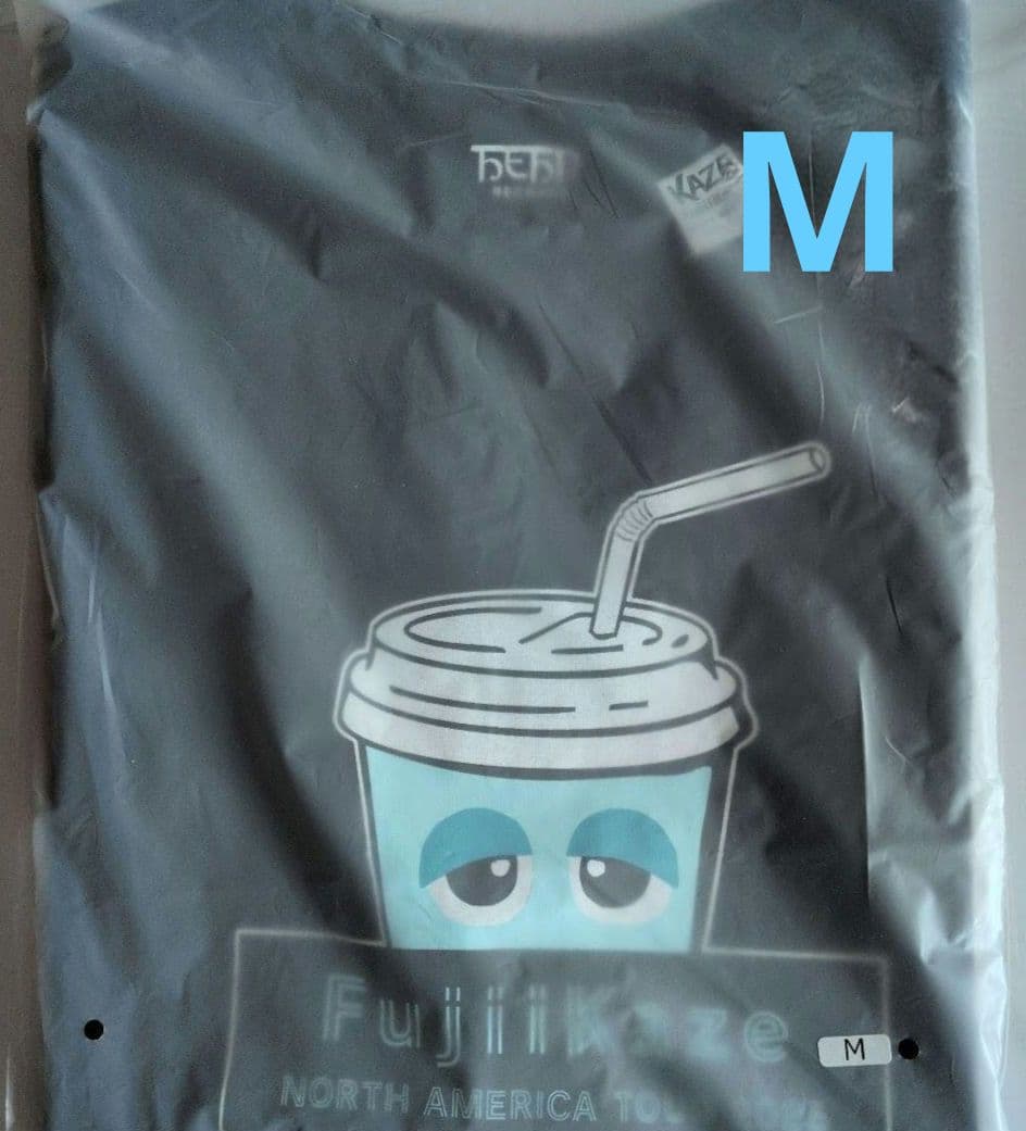 【新品】Fujii Kaze ドリンクTシャツ　ブラックM ノースアメリカツアー