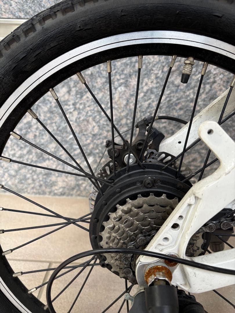 MATE 電動アシスト自転車 ホワイト 20インチ