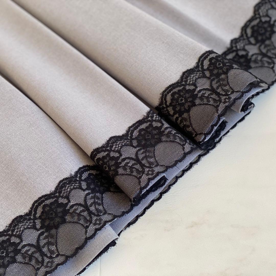 清楚系ブラック×グレー＊120 入学 卒園 発表会 結婚式に⋈女の子 フォーマル