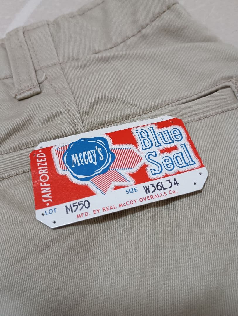 パンツ The REAL McCOY's Blue Seal W36 Lot.M550