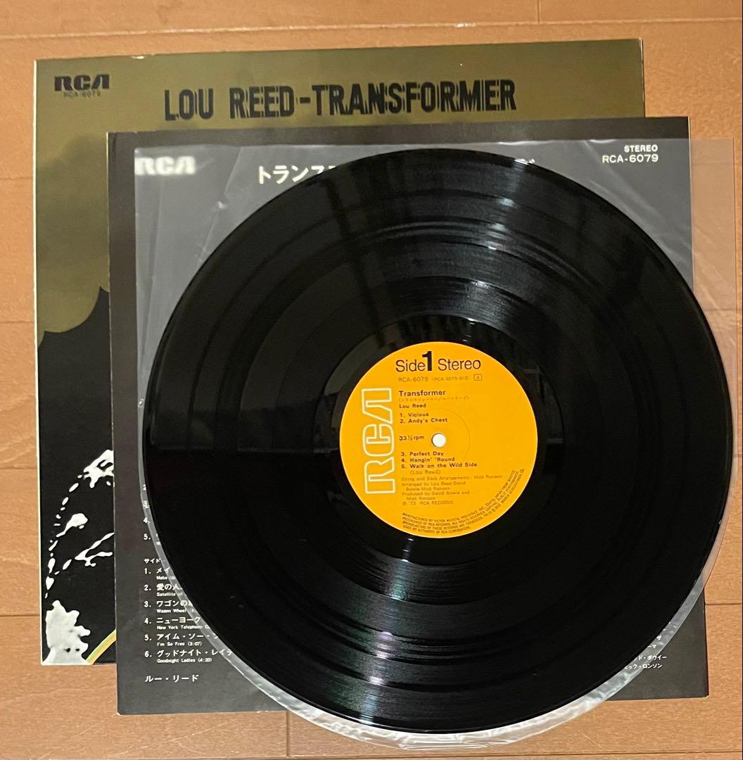希少レア　国内初盤レコード ルー・リード　トランスフォーマー