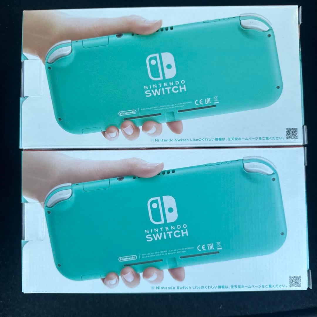 Nintendo Switch Lite ターコイズ 本体　2台セット