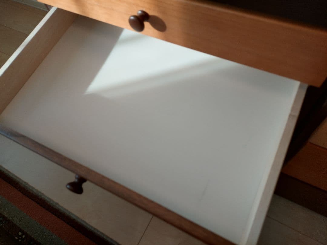 【専用出品】ニトリ　8段木目調ローチェスト（ダークブラウン）