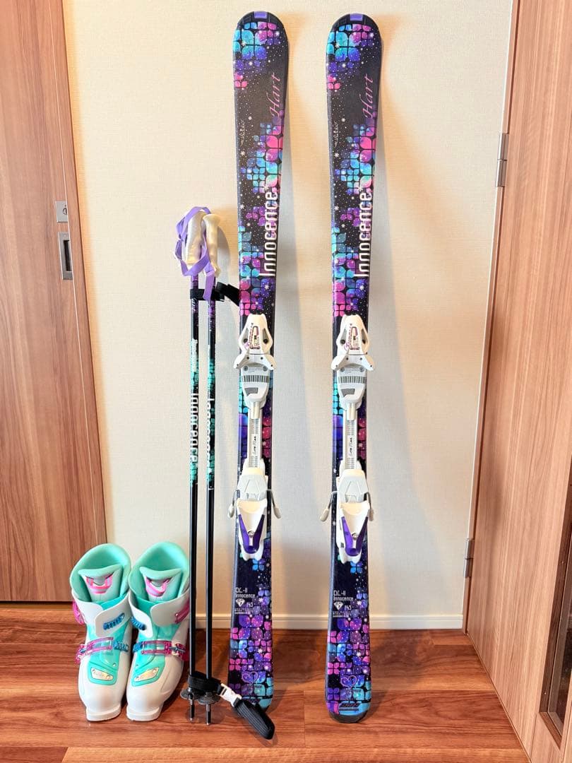 ⭐️送料無料⭐️Hart⭐️子供から大人スキーセット⭐️板145/ブーツ25cm