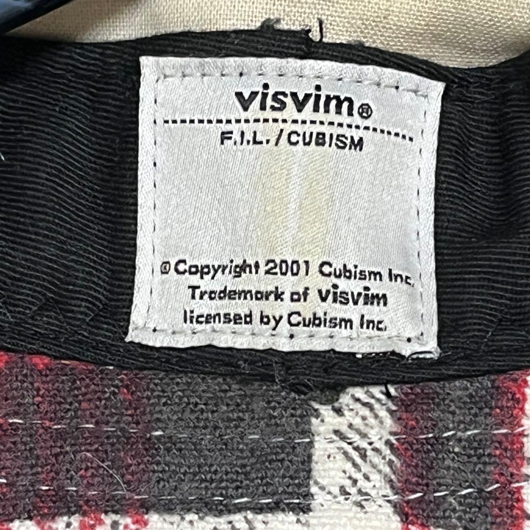 visvim チェック柄 バケットハット