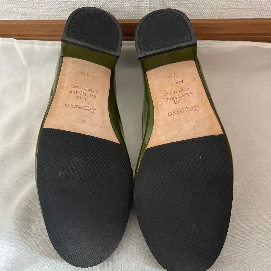 レペット/バレリーナ/グリーン/カーキ/39