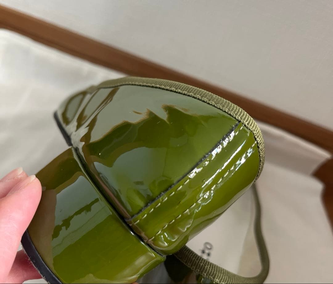 レペット/バレリーナ/グリーン/カーキ/39