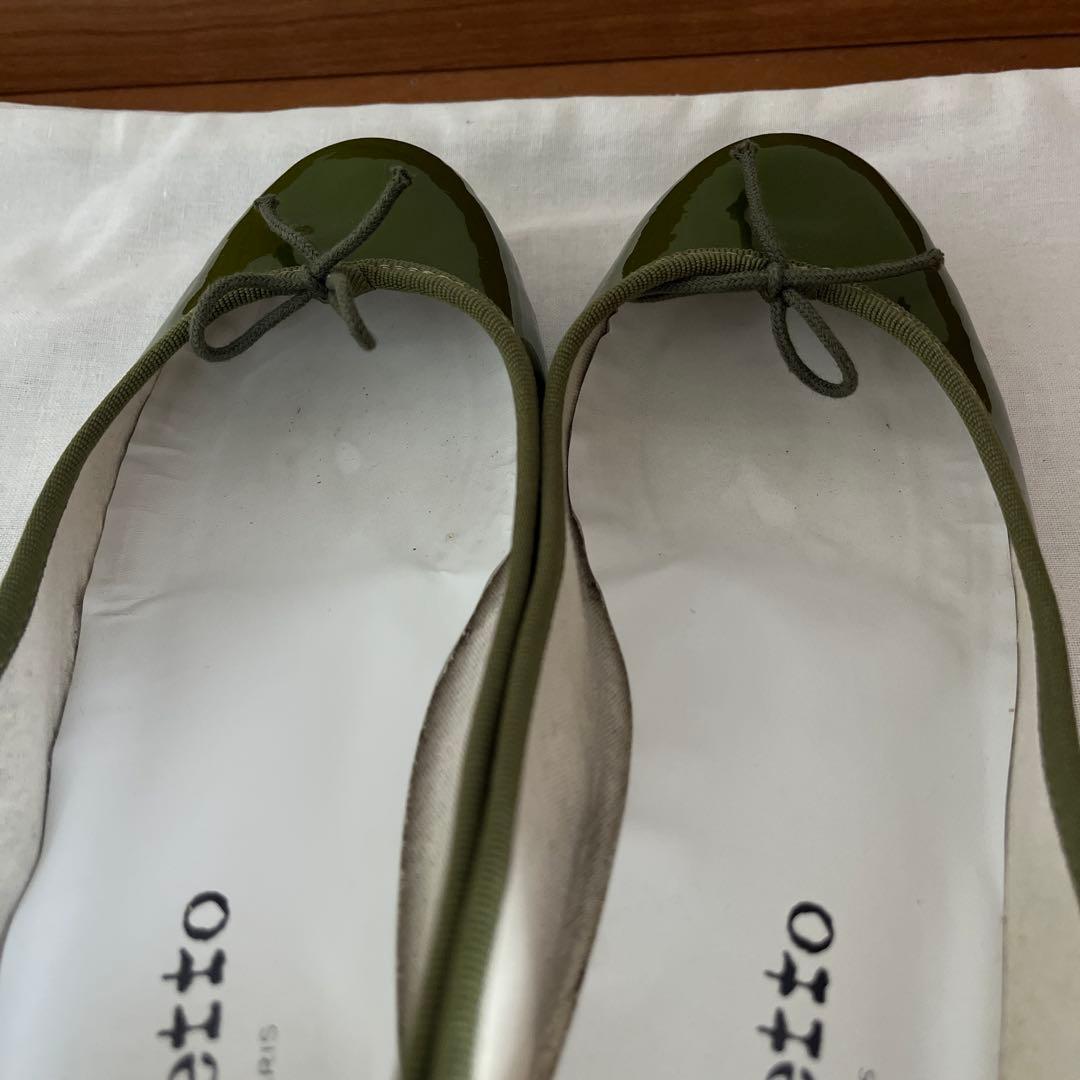 レペット/バレリーナ/グリーン/カーキ/39