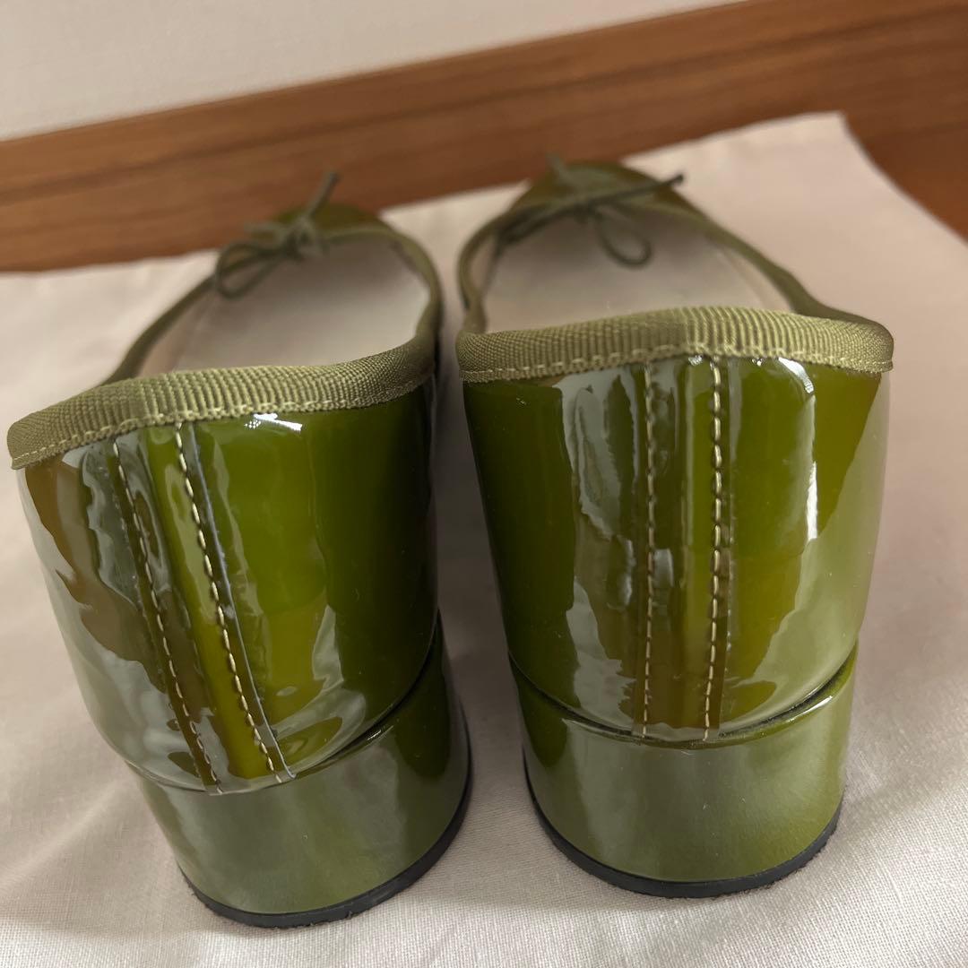 レペット/バレリーナ/グリーン/カーキ/39