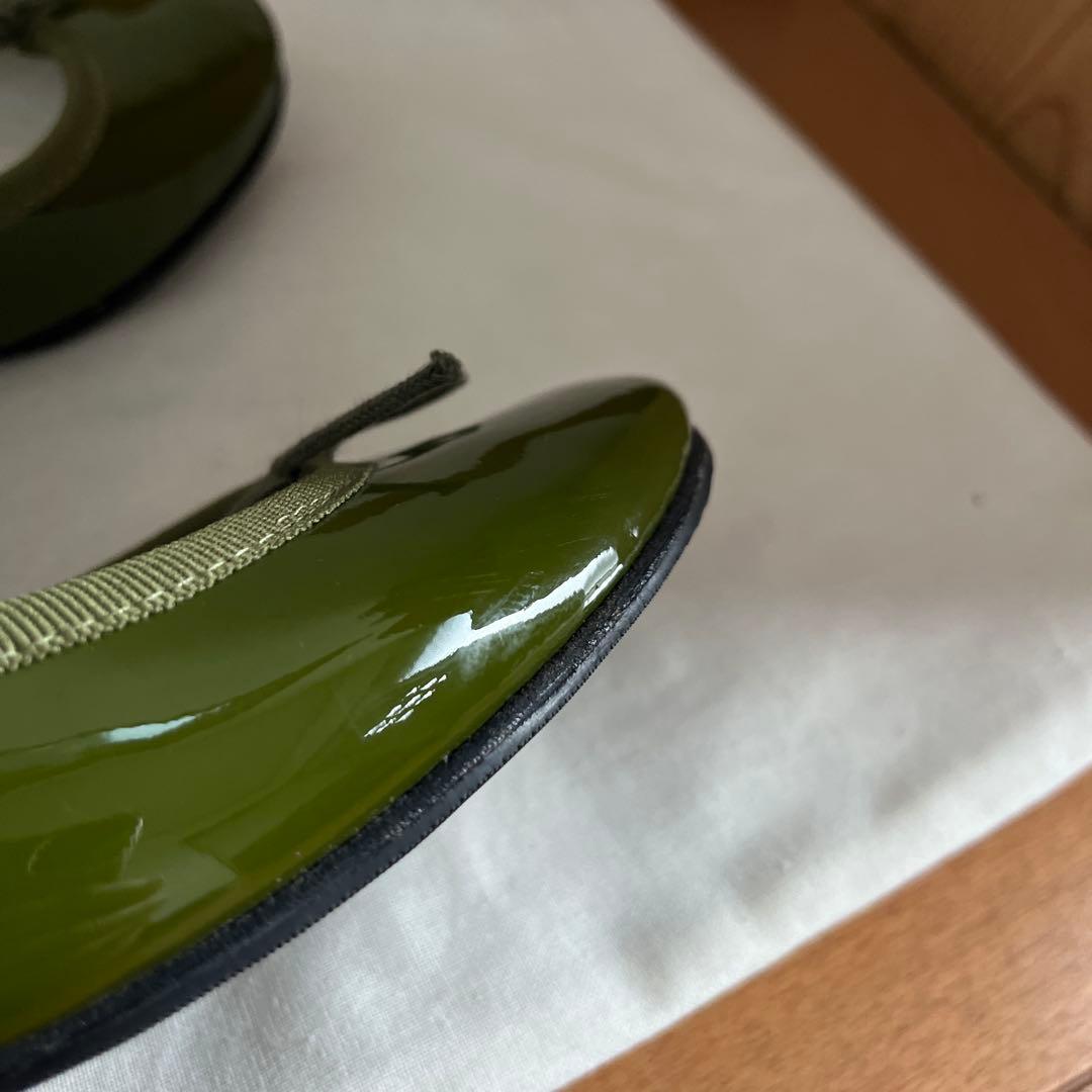 レペット/バレリーナ/グリーン/カーキ/39