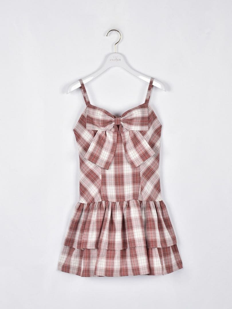 evelyn リボンボレロワンピース