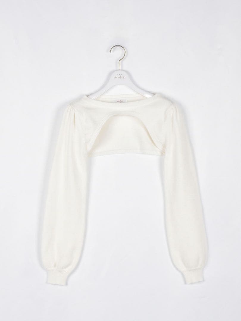 evelyn リボンボレロワンピース