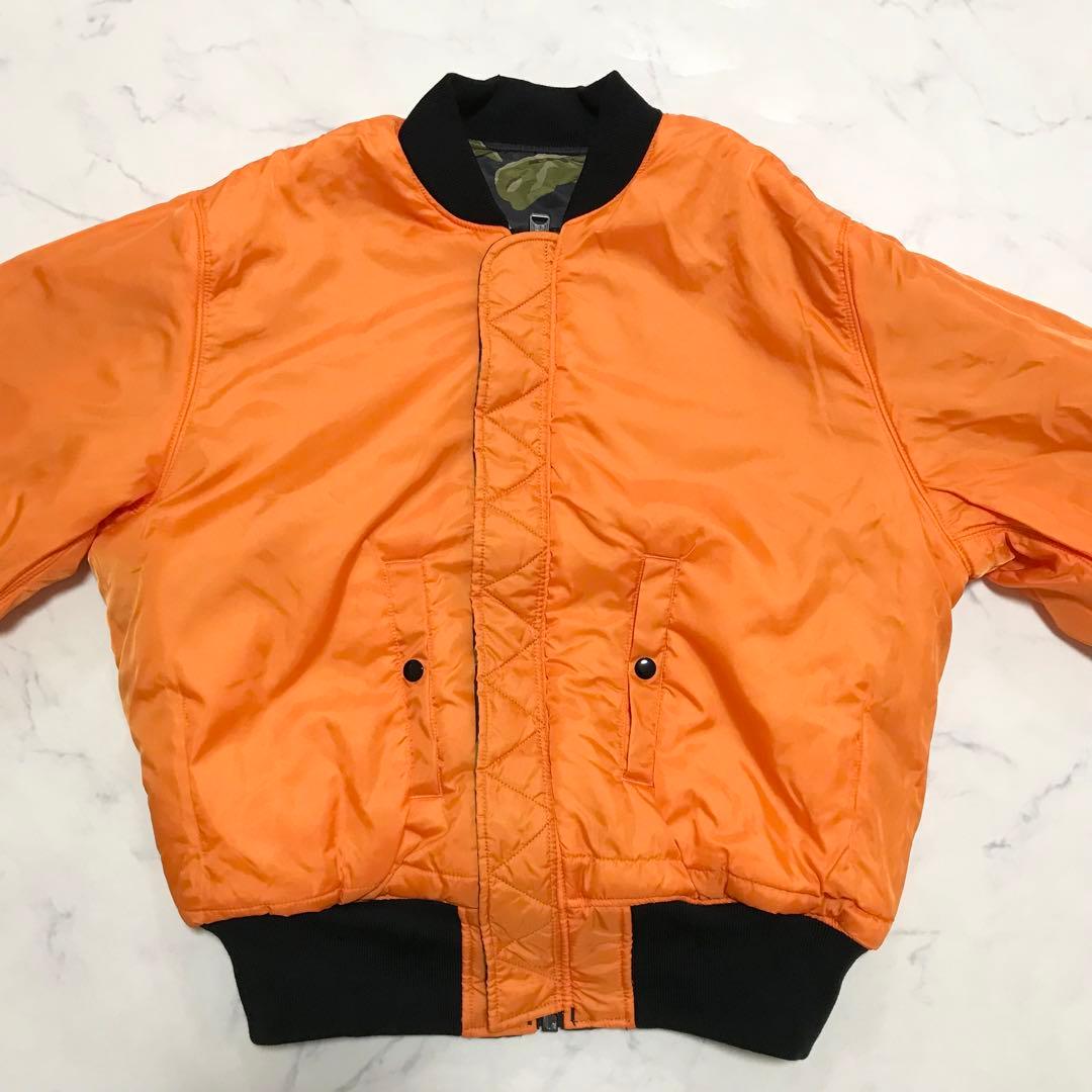 【美品】【Lサイズ】ALPHA MA-1 フライトジャケット タイガーカモ