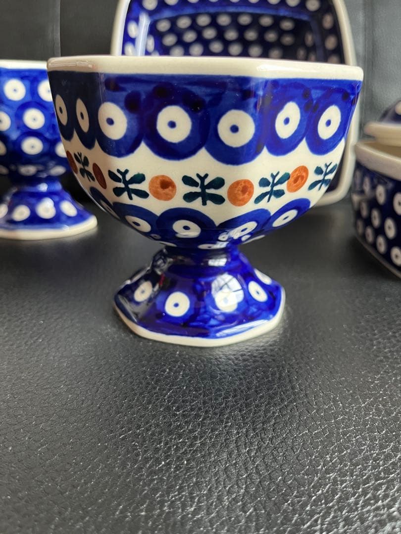 ポーランド陶器 食器4点 未使用品