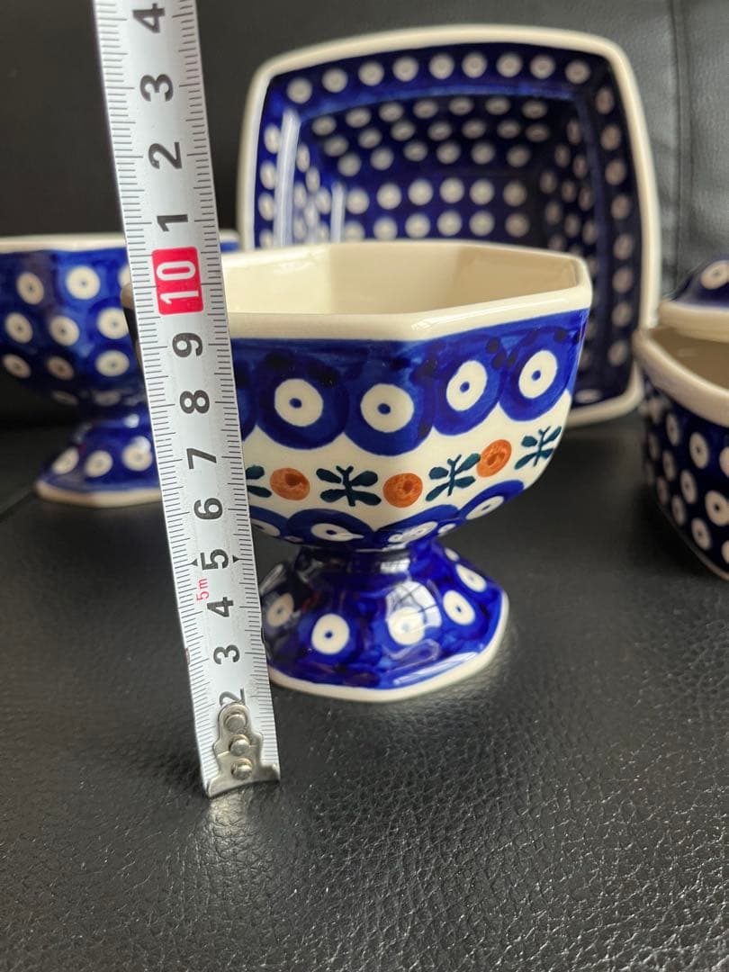 ポーランド陶器 食器4点 未使用品