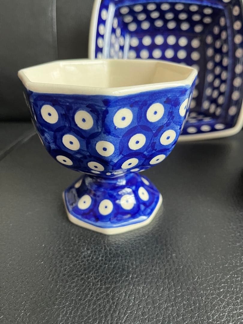 ポーランド陶器 食器4点 未使用品