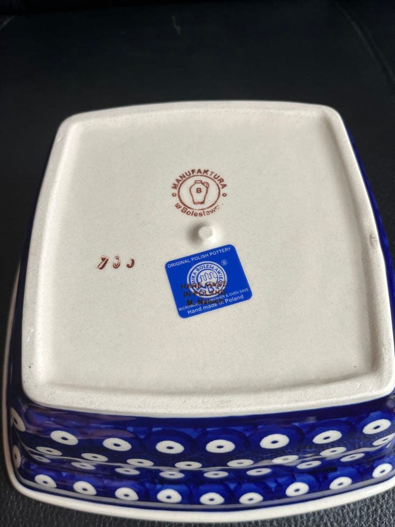 ポーランド陶器 食器4点 未使用品