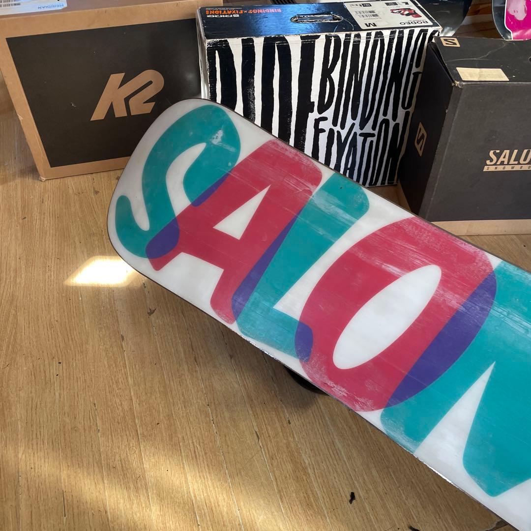 SALOMON×K2　サロモン　バインディング付　スノーボードセット