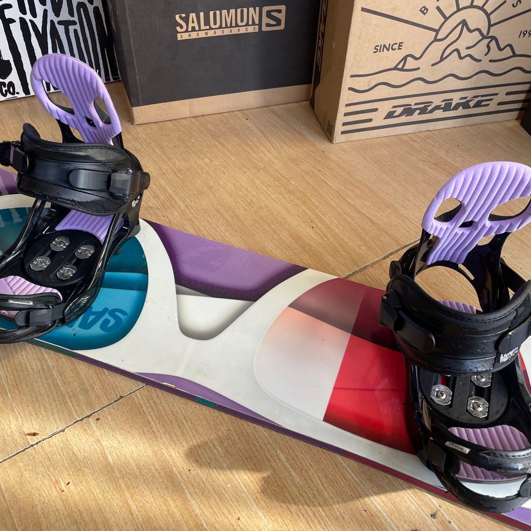SALOMON×K2　サロモン　バインディング付　スノーボードセット