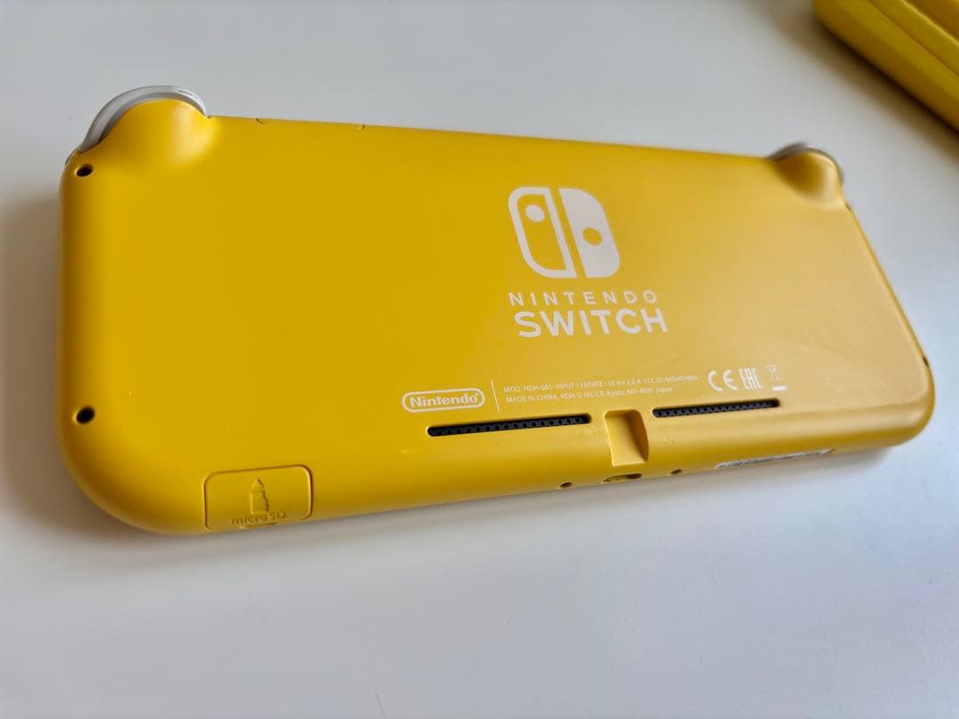 Nintendo Switch Lite イエロー 本体(初期化済)＋SDカード