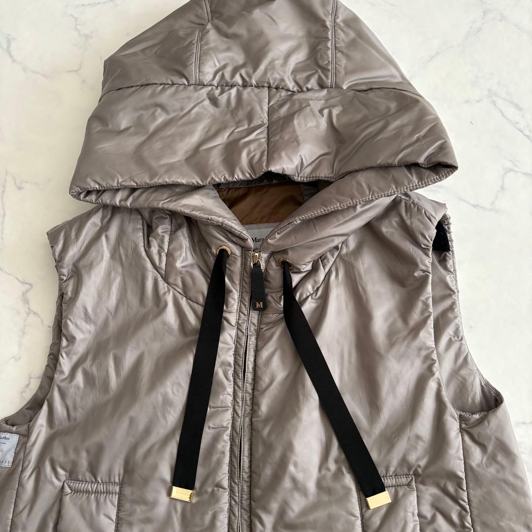 MaxMara The Cube CAMELUXE フード付き 中綿ベスト