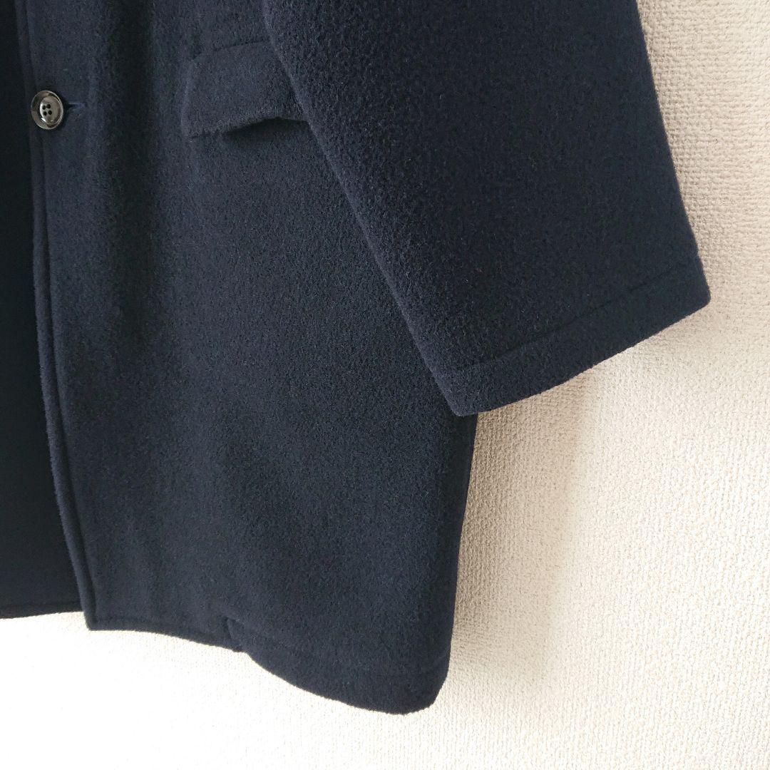 DANTON ダントン ライトパイル ウールモッサ カラーレス コート M