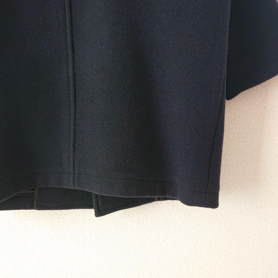 DANTON ダントン ライトパイル ウールモッサ カラーレス コート M