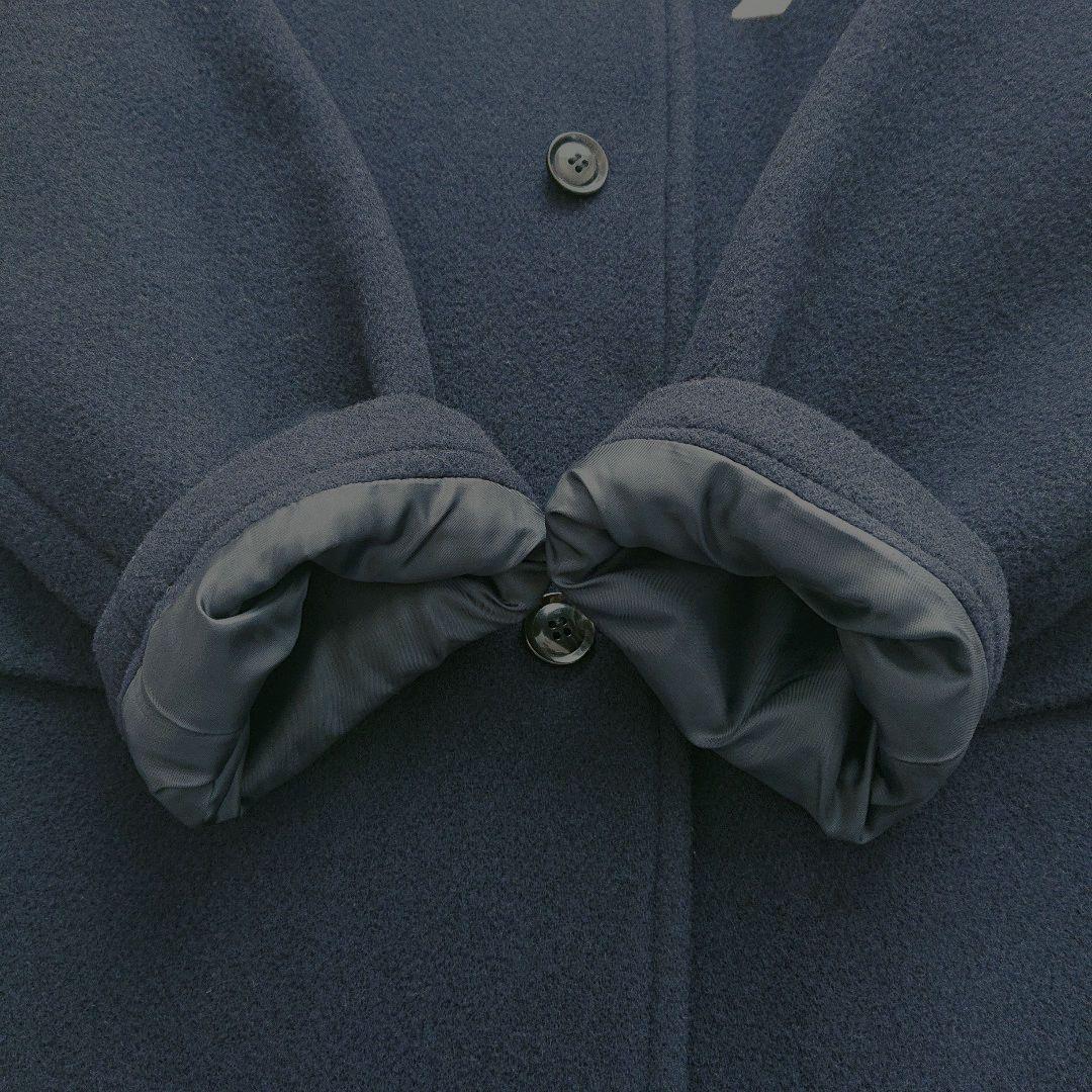 DANTON ダントン ライトパイル ウールモッサ カラーレス コート M