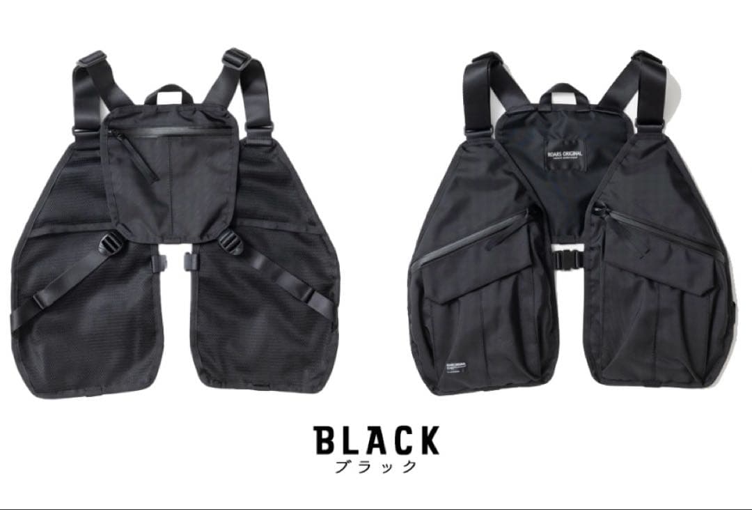 【超美品】ROARS ORIGINAL ベスト チェストバッグ バイク