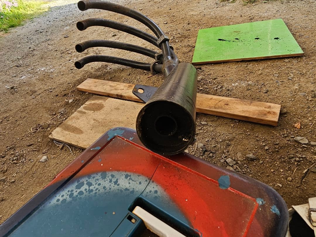 ゼファー400用　マッドマックスショート管