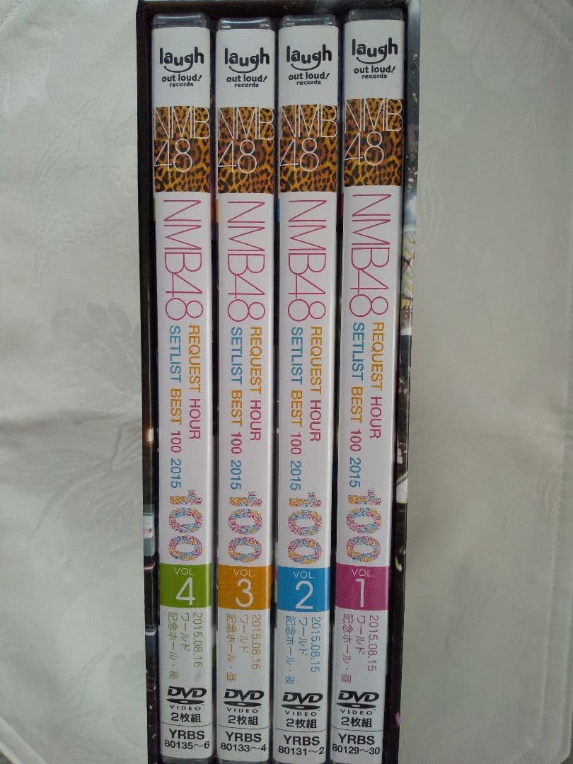 新品同様DVD8枚NMB48REQUESTHOUR SETLISTBEST100