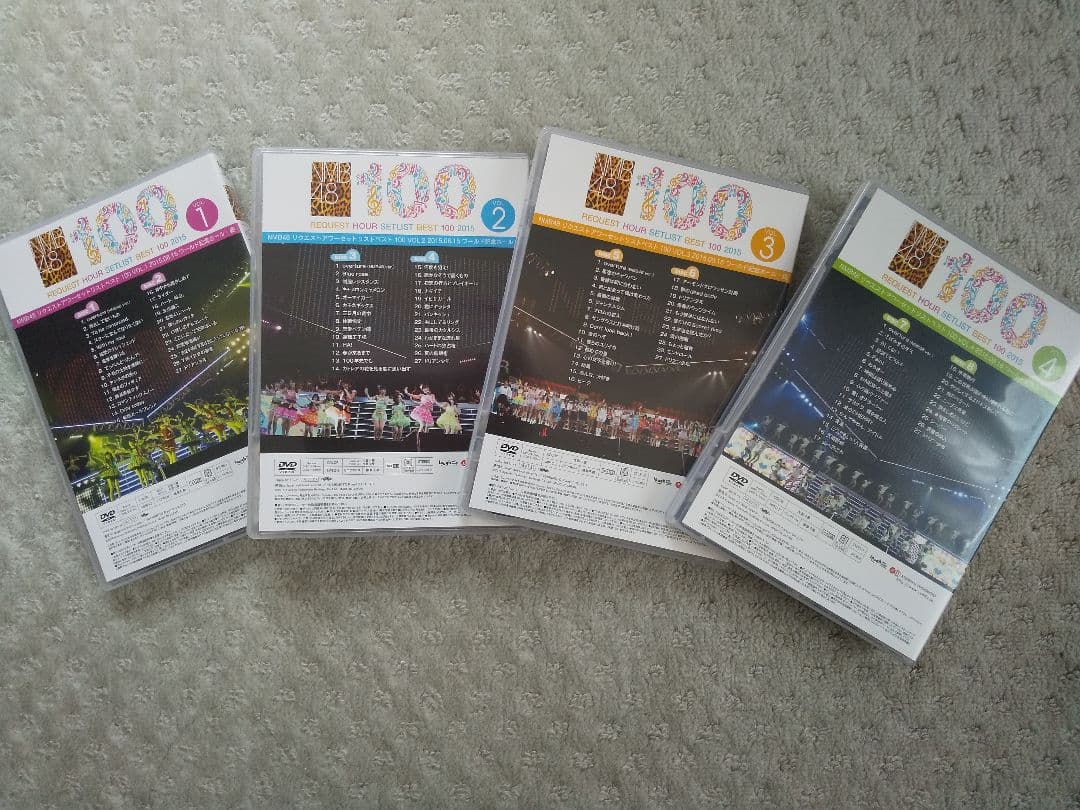 新品同様DVD8枚NMB48REQUESTHOUR SETLISTBEST100
