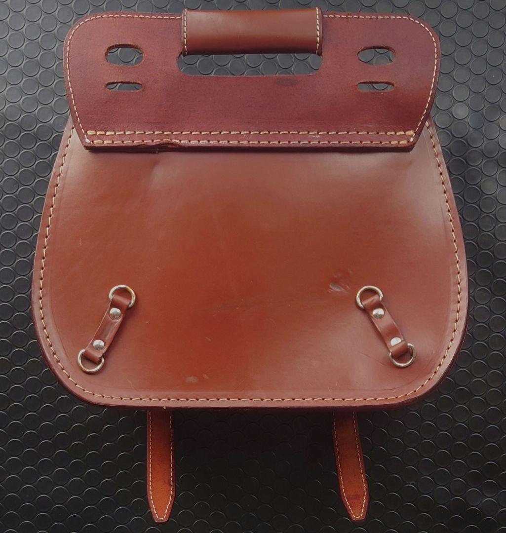 美品 デグナー レザーサドルバッグ サイドバック