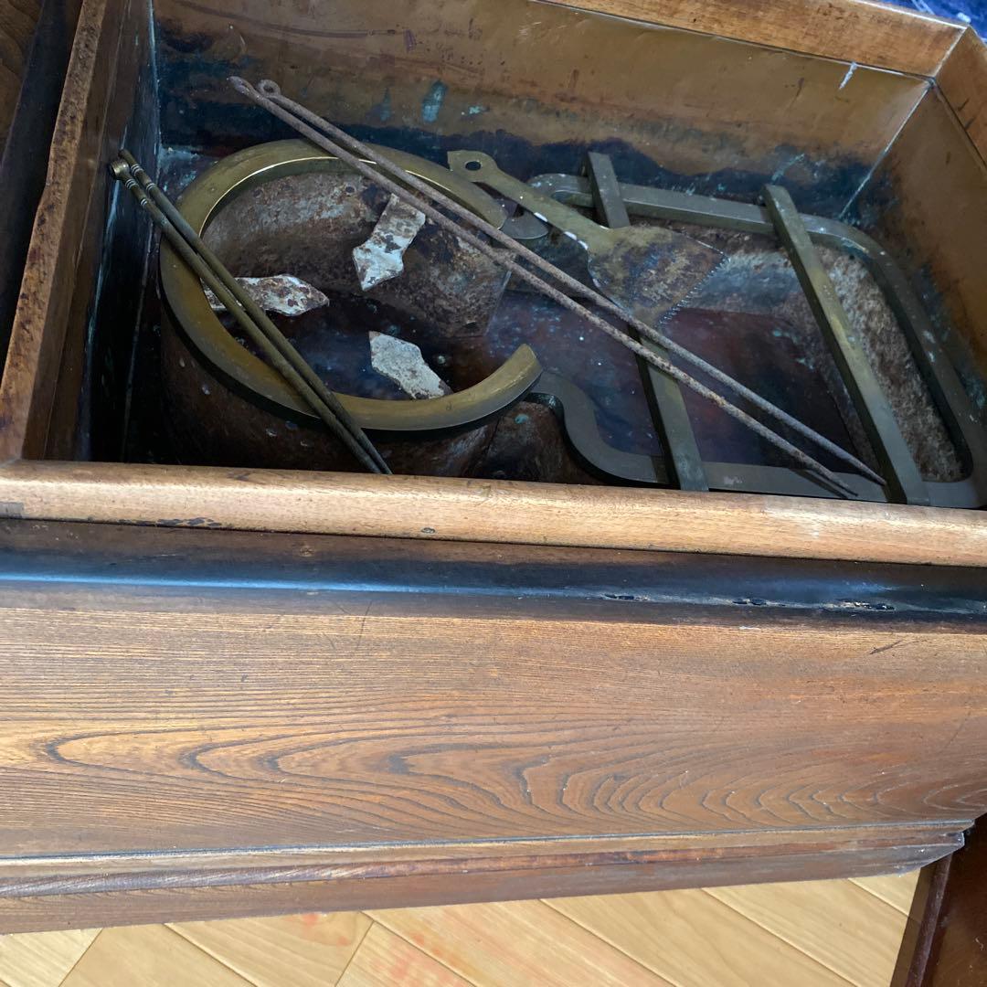 長火鉢　年代物　骨董品