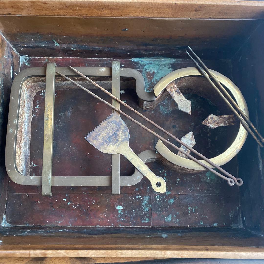 長火鉢　年代物　骨董品