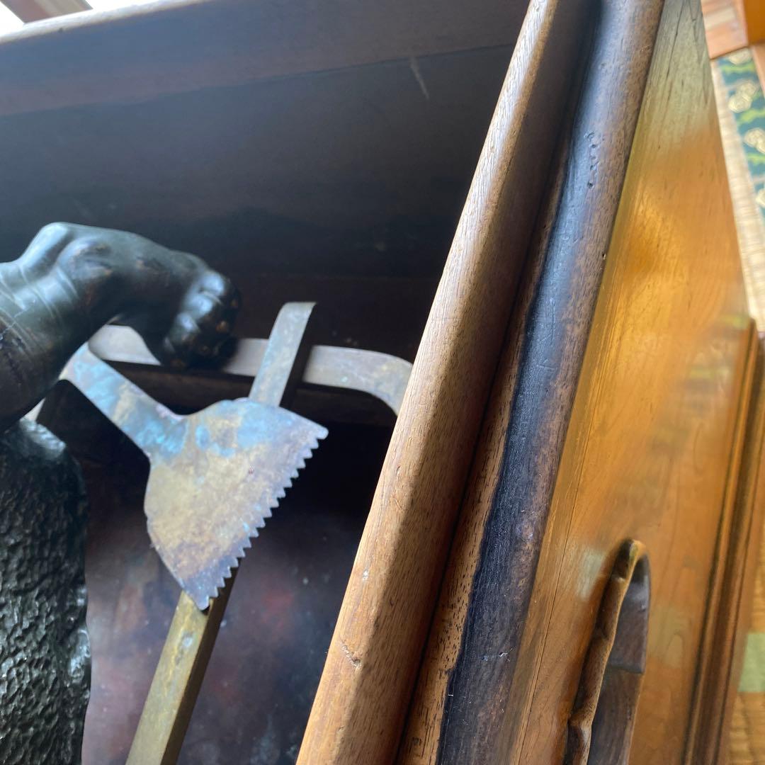 長火鉢　年代物　骨董品