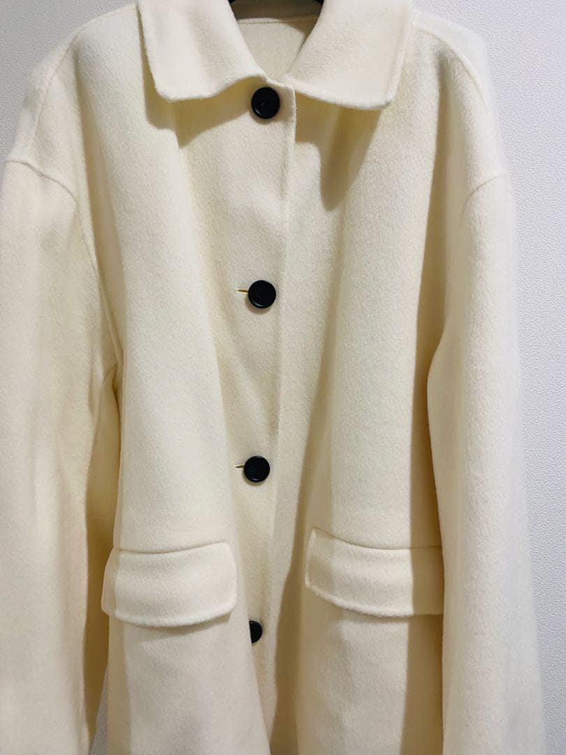 【meime_i❤︎様】専用 リバー ミドルコート／ホワイト