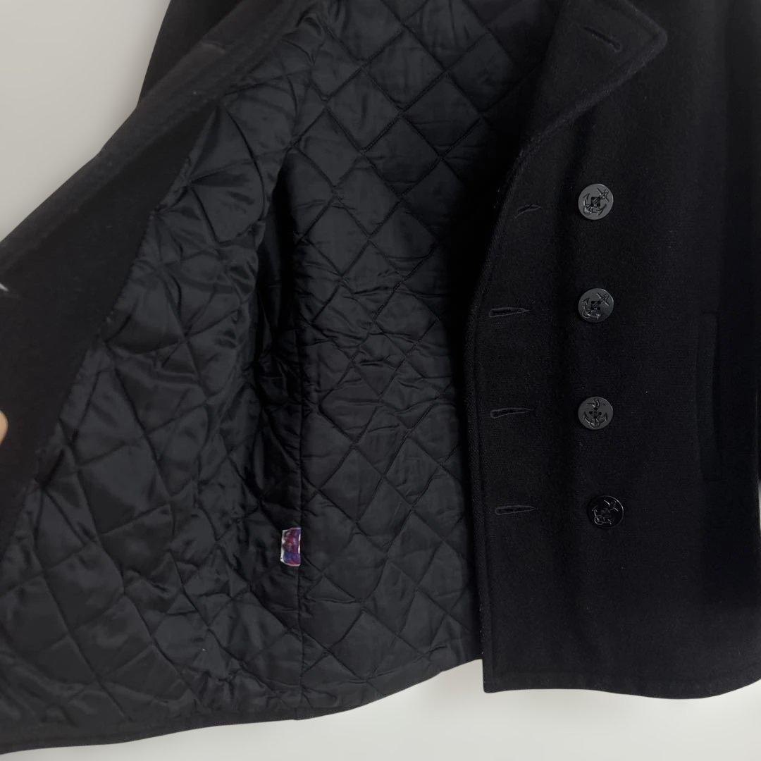 Schott ピーコート ダブル U.S. 740N ブラック