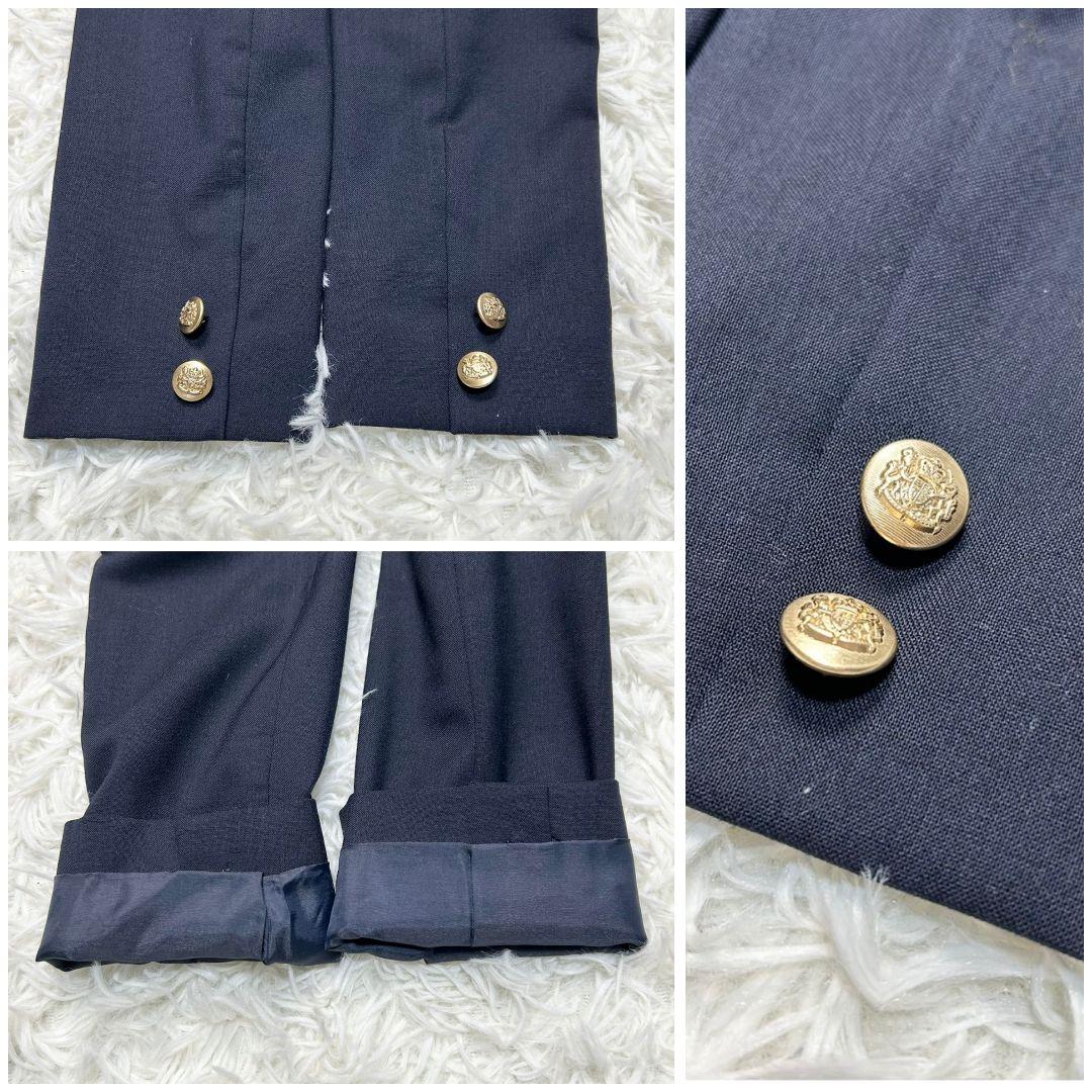 【美品】グリーンレーベル フォーマル スーツ キッズ 125 ネイビー 卒服