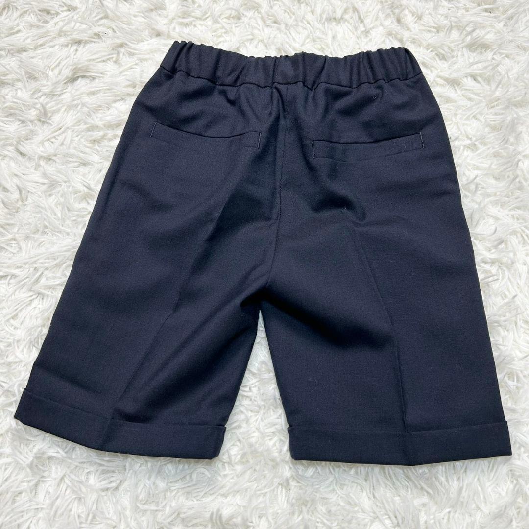 【美品】グリーンレーベル フォーマル スーツ キッズ 125 ネイビー 卒服