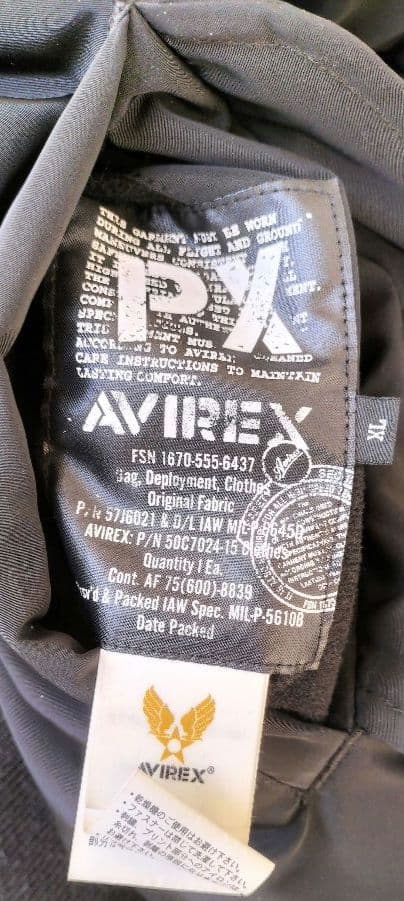あまわっしょいXL AVIREX MA-1 フライトジャケット
