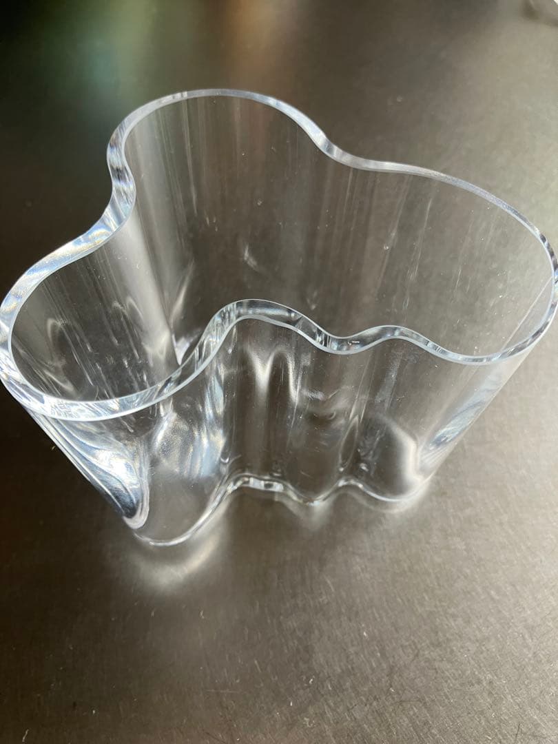  Aalto Vase クリアガラス　95mm