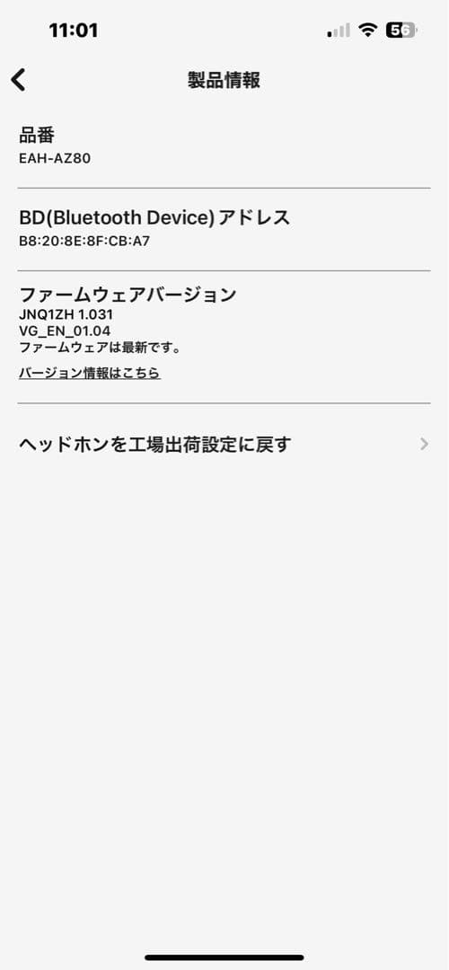 【ほぼ未使用】左耳のみ Technics EAH-AZ80 シルバー