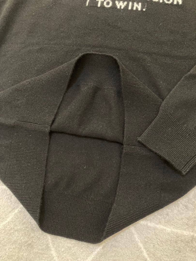 新品 パーリーゲイツ マスターバニー カシミヤ100％ ニット (5)L/黒