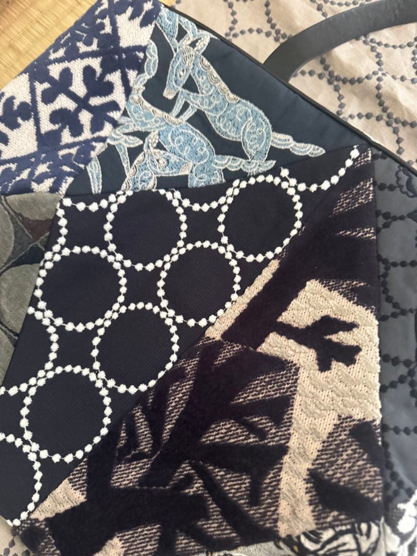 未使用　ミナペルホネン パラバッグ　ダークミックス