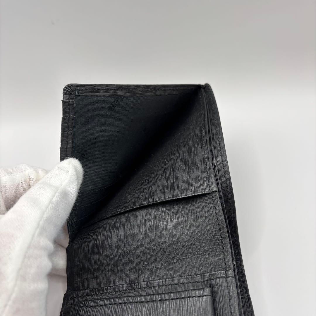 PORTER 二つ折り財布　カレント　ブラック　小銭入れあり　CURRENT