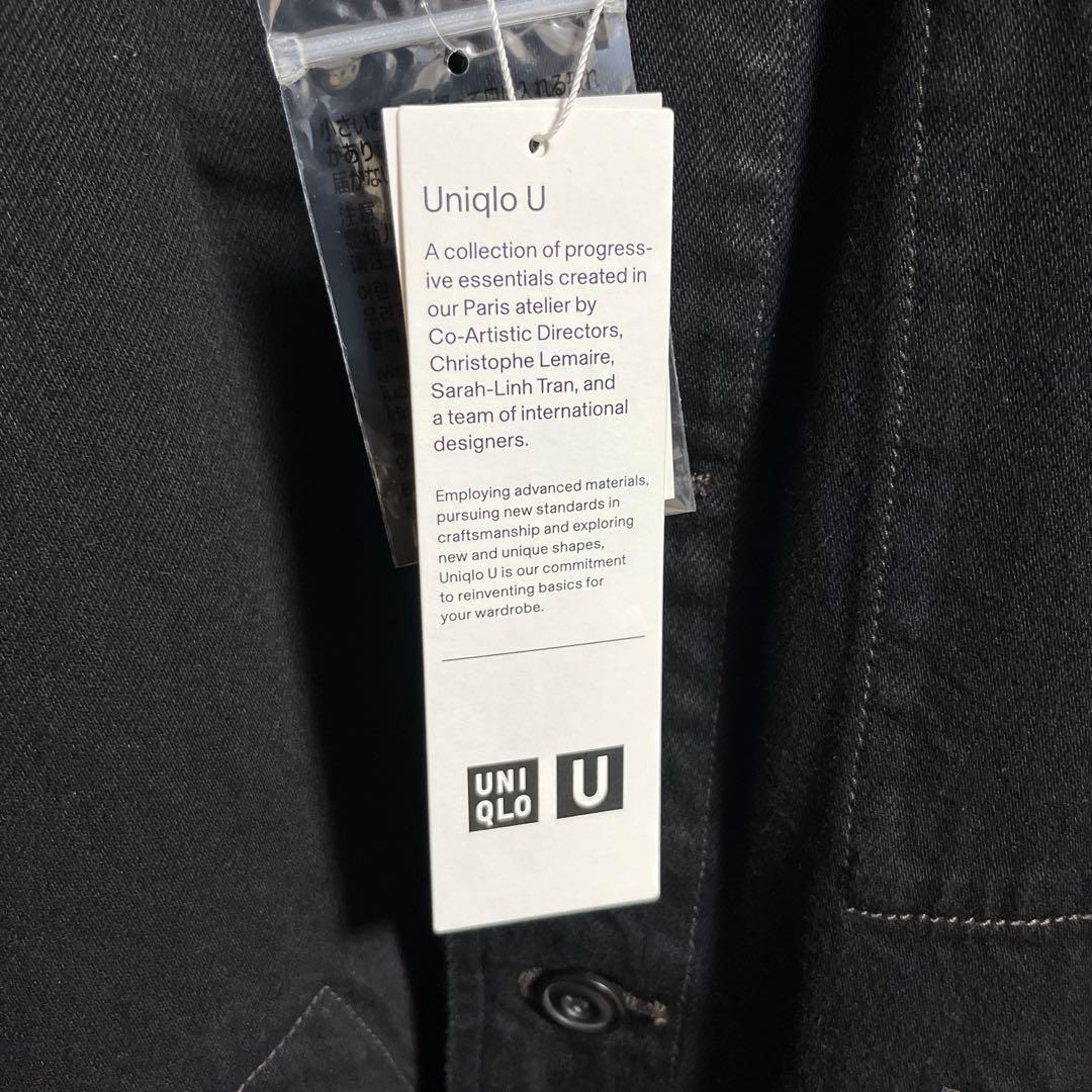 【新品】Uniqlo U オーバーサイズカラーデニムジャケットS 黒