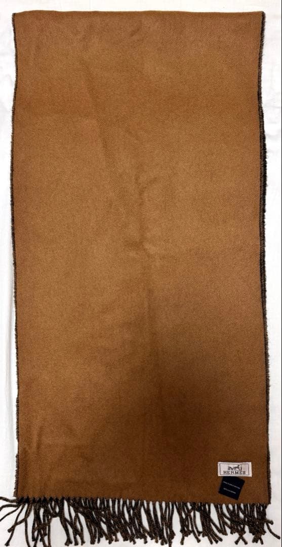 美品　エルメス カシミヤ100% レクトヴェルソ マフラー