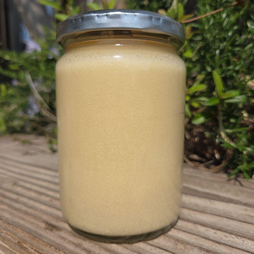 日本蜜蜂純粋天然生百花蜜300g+ 白いクリーム状結晶ハチミツ450g