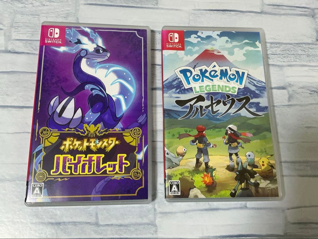 Switchソフト　ポケットモンスター　バイオレット・アルセウス2本セット